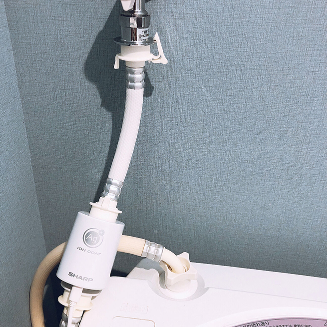 銀イオンホース、使ってみました！SHARP×RoomClip コラボ企画 | 洗濯機