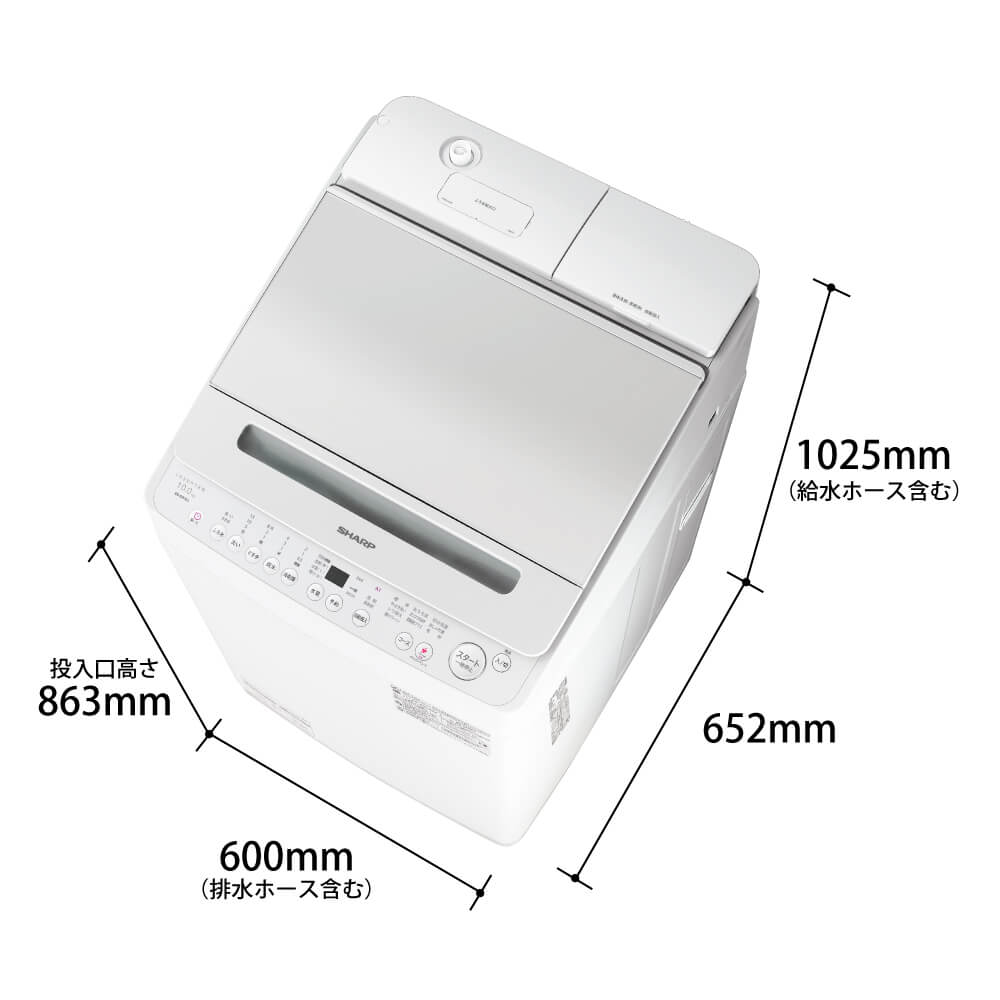 ES-SW10J | 洗濯機：シャープ