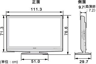 機種別サポート情報（LC-46AE7）│液晶テレビ（AQUOS）│サポート・お