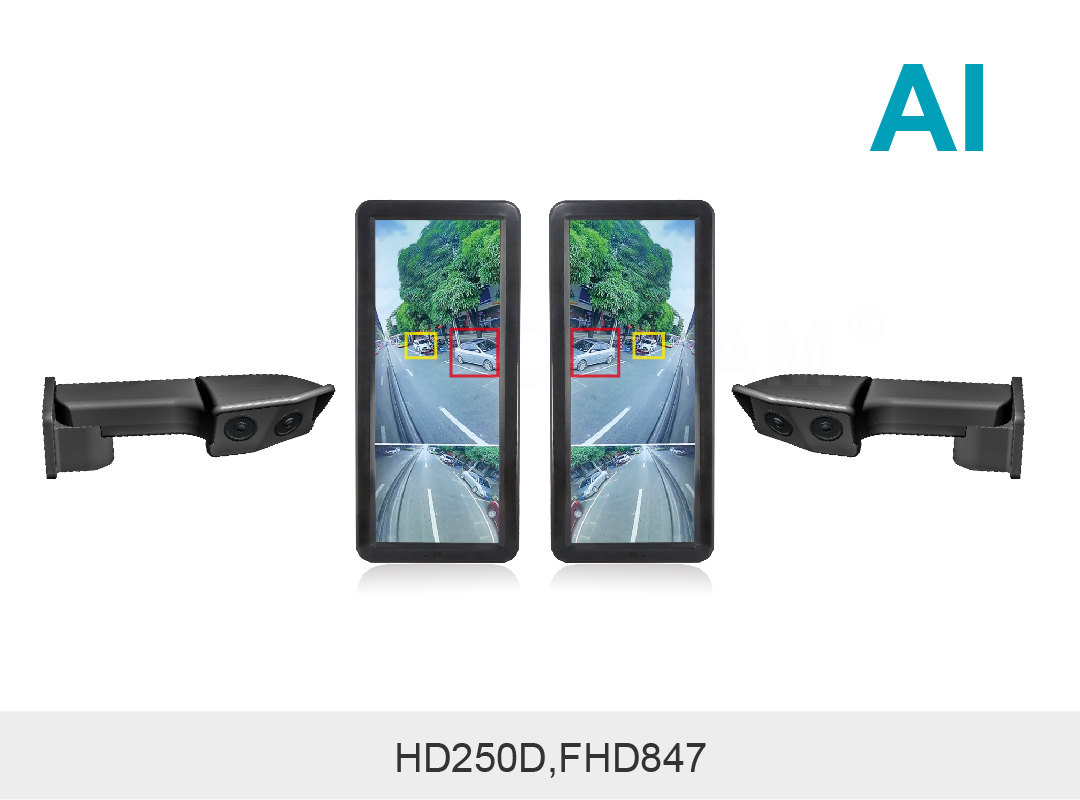 12.3インチ高解像度デジタルIPS高輝度大型車用死角監視デジタルバック