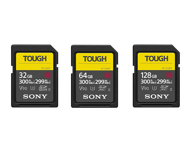 ソニー、SDカード「SF-GシリーズTOUGH仕様」を発売 - PRONEWS : 動画