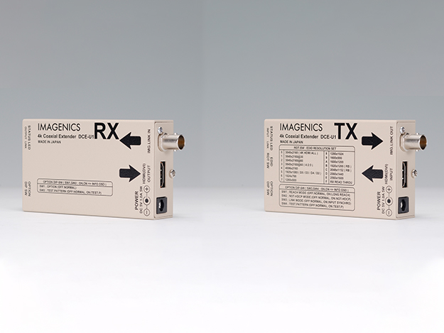 イメージニクス、4K映像に対応したHDMI信号同軸延長器・送信器「DCE