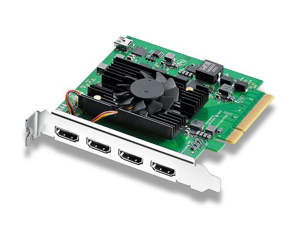 ブラックマジックデザイン、4チャンネル対応のPCIeキャプチャーカード