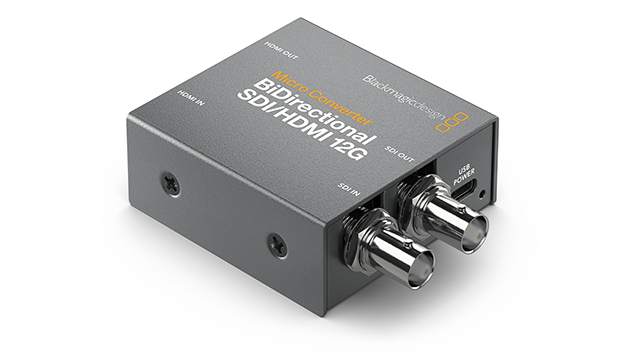 ブラックマジックデザイン、「Micro Converter 12G」シリーズ3モデルを