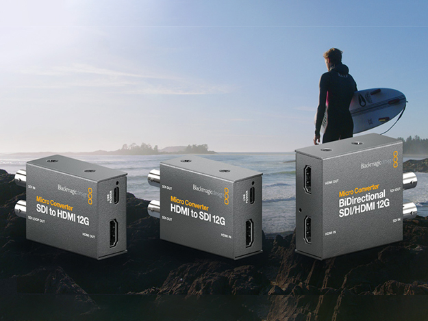 ブラックマジックデザイン、「Micro Converter 12G」シリーズ3モデルを