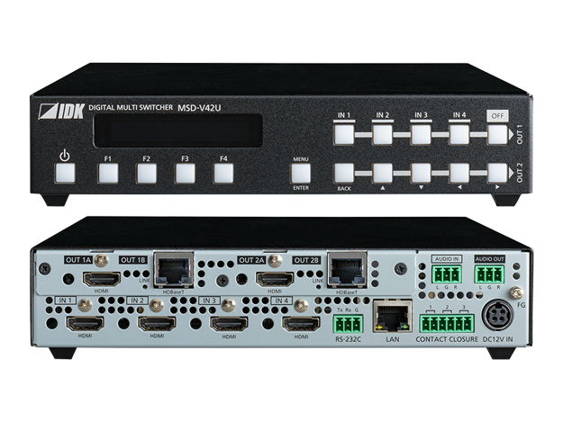 IDK、4K60p対応デジタルマルチスイッチャー「MSD-V4シリーズ」を発売