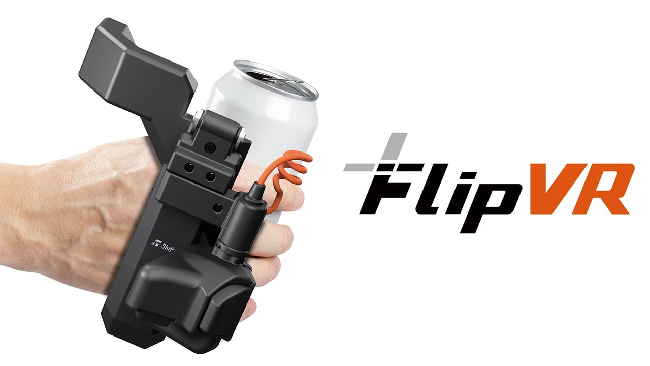 Shiftall、新発想のVR用コントローラー「FlipVR」発表[CES2023