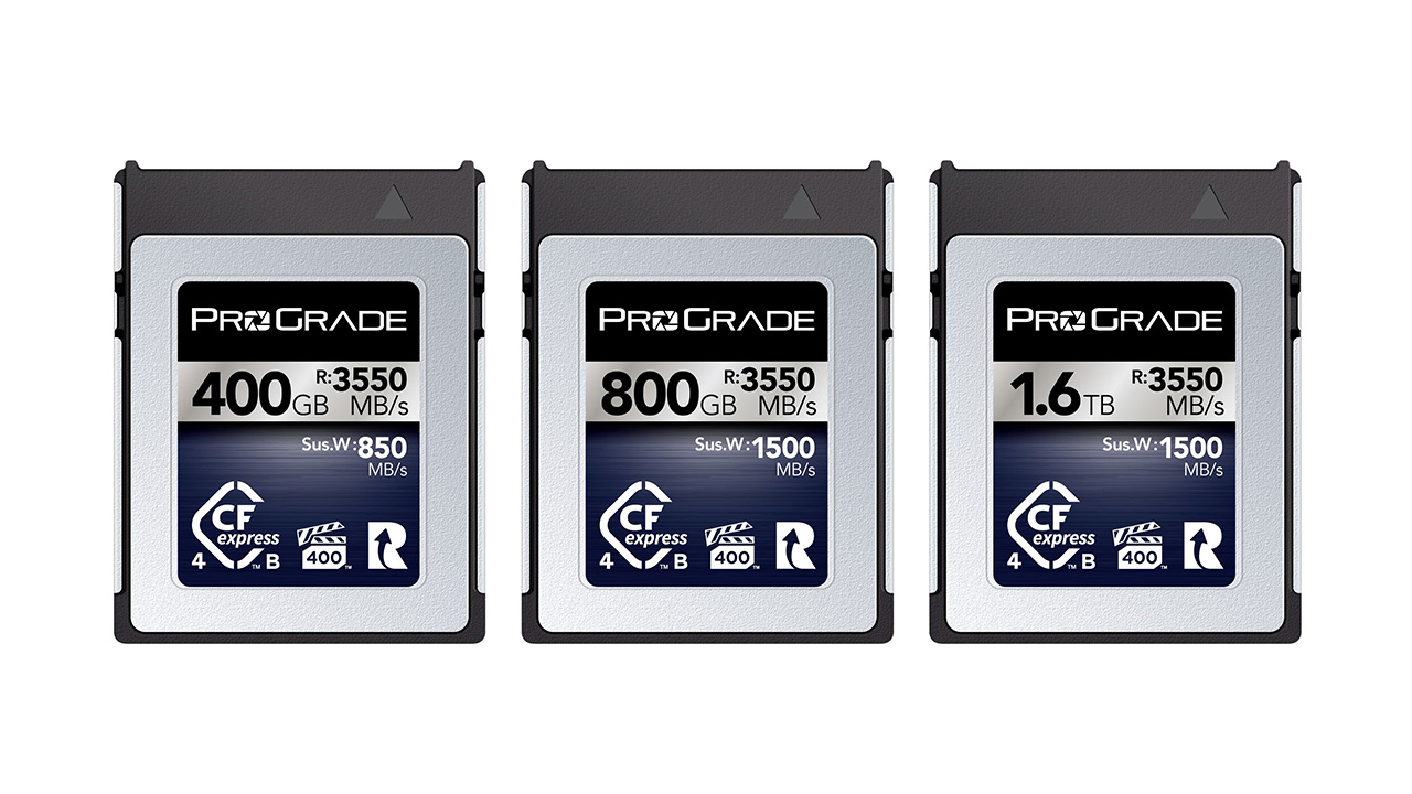 ProGrade、CFexpress 4.0 Type B IRIDIUM メモリーカード発売。VPG400