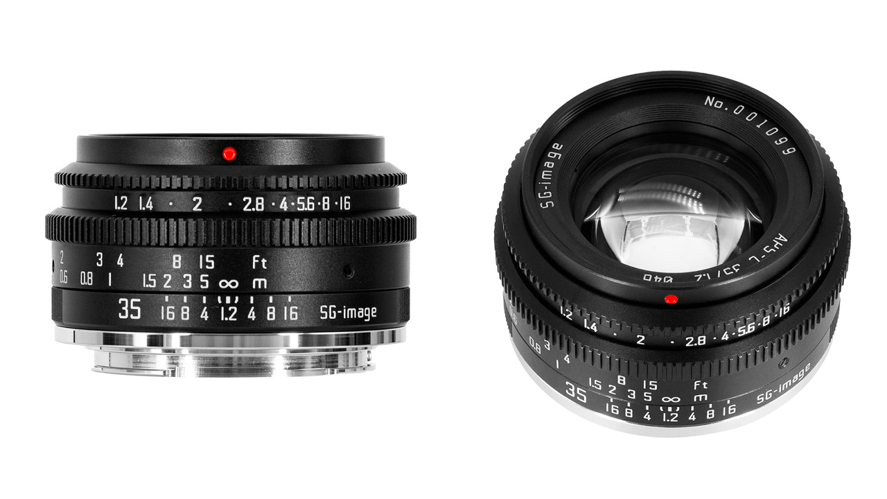 SG-image、軽量大口径の交換レンズ「SG 35mm F1.2 C」発売。F1.2で極上