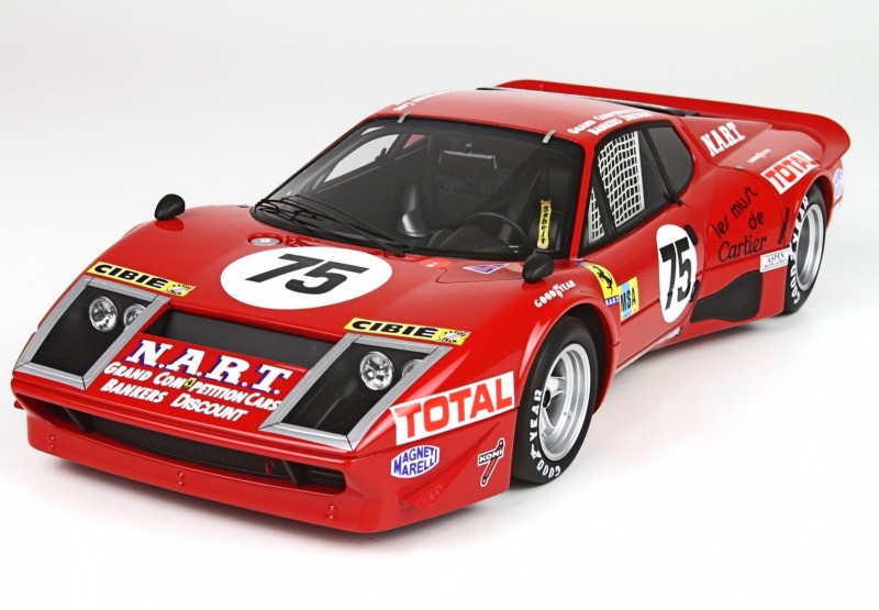 Ferrari 365 GT4 BB #75 24h Le Mans 1977 - ダイキャストモデル - BBR