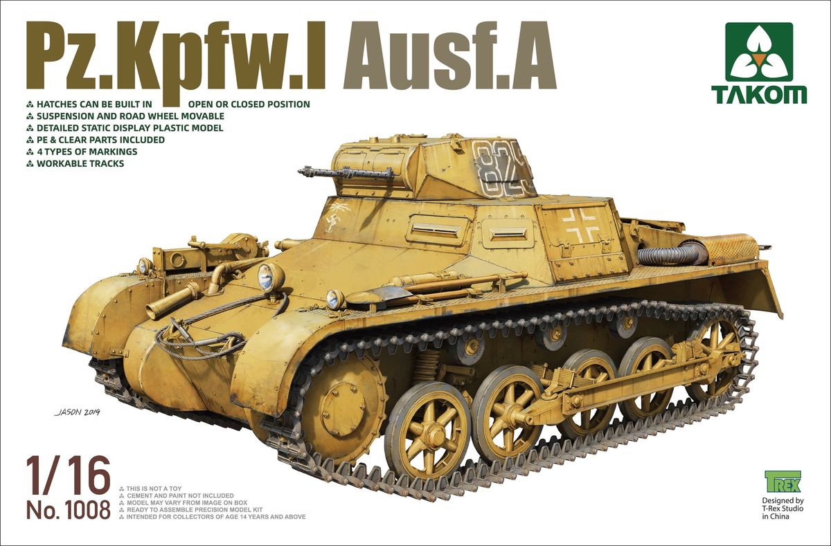 Pz.Kpfw.I Ausf.A Takom 1008