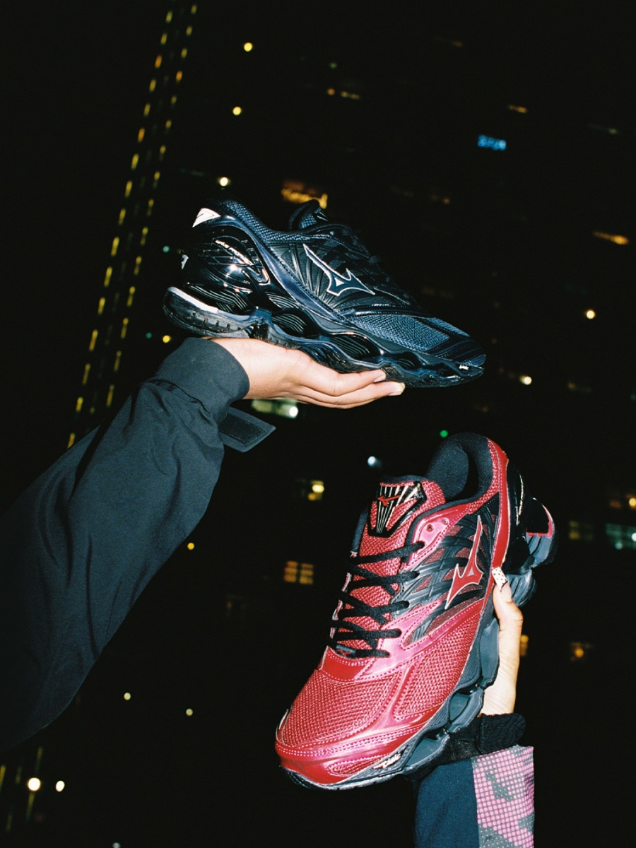 WAVE PROPHECY LSから新色が登場。『mita sneakers』、『Herringbone