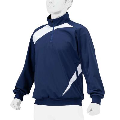 ストレッチ／防風】テックシールドジャケット(ハーフZIP)|12JEBV01