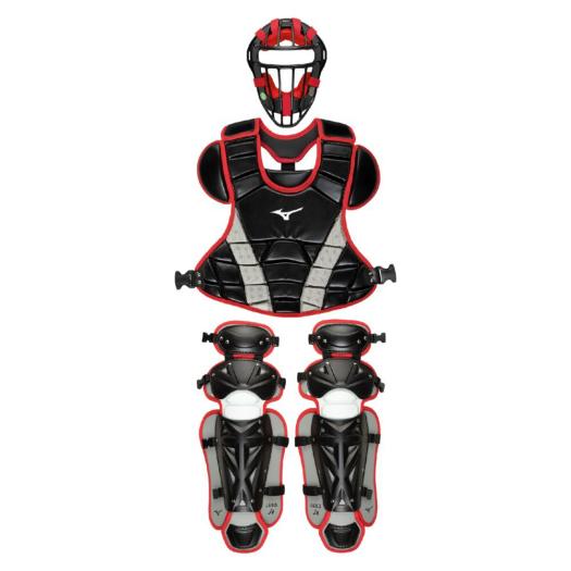 小学生軟式用／ゴムソフトボール用捕手防具3点セット|1DJPC018|捕手用