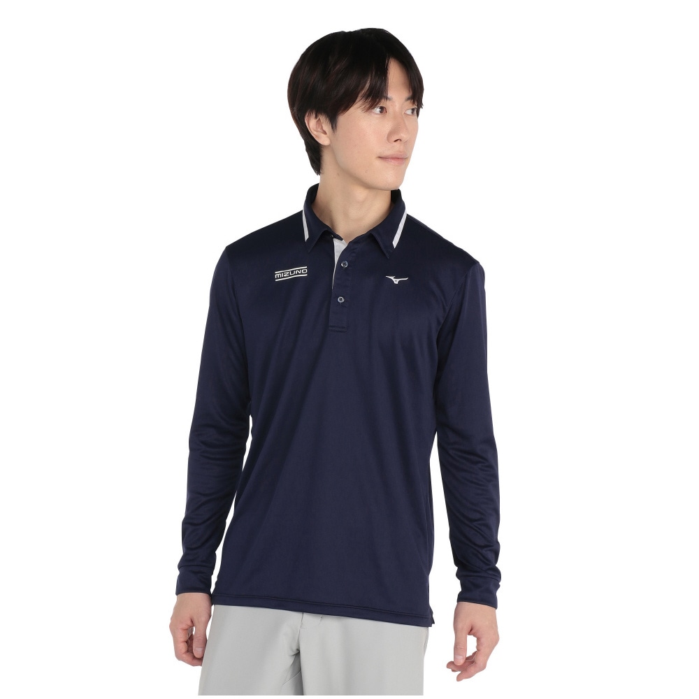 長袖ポロシャツ|E2JAB566|長袖シャツ|ゴルフウエア|ミズノ公式オンライン