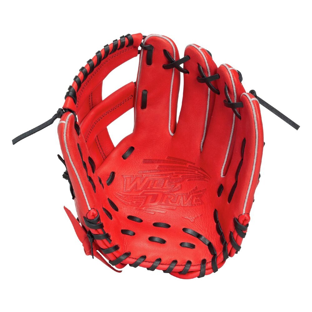 ジュニア軟式用ウィルドライブ レッド【オールラウンド用／サイズS