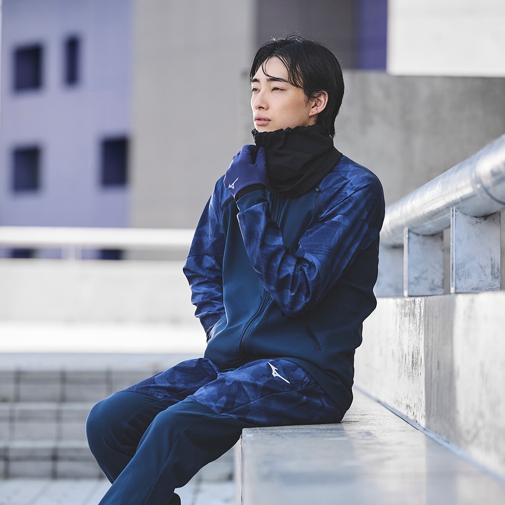 ストレッチ／防風／吸湿発熱】テックシールド×ブレスサーモパンツ