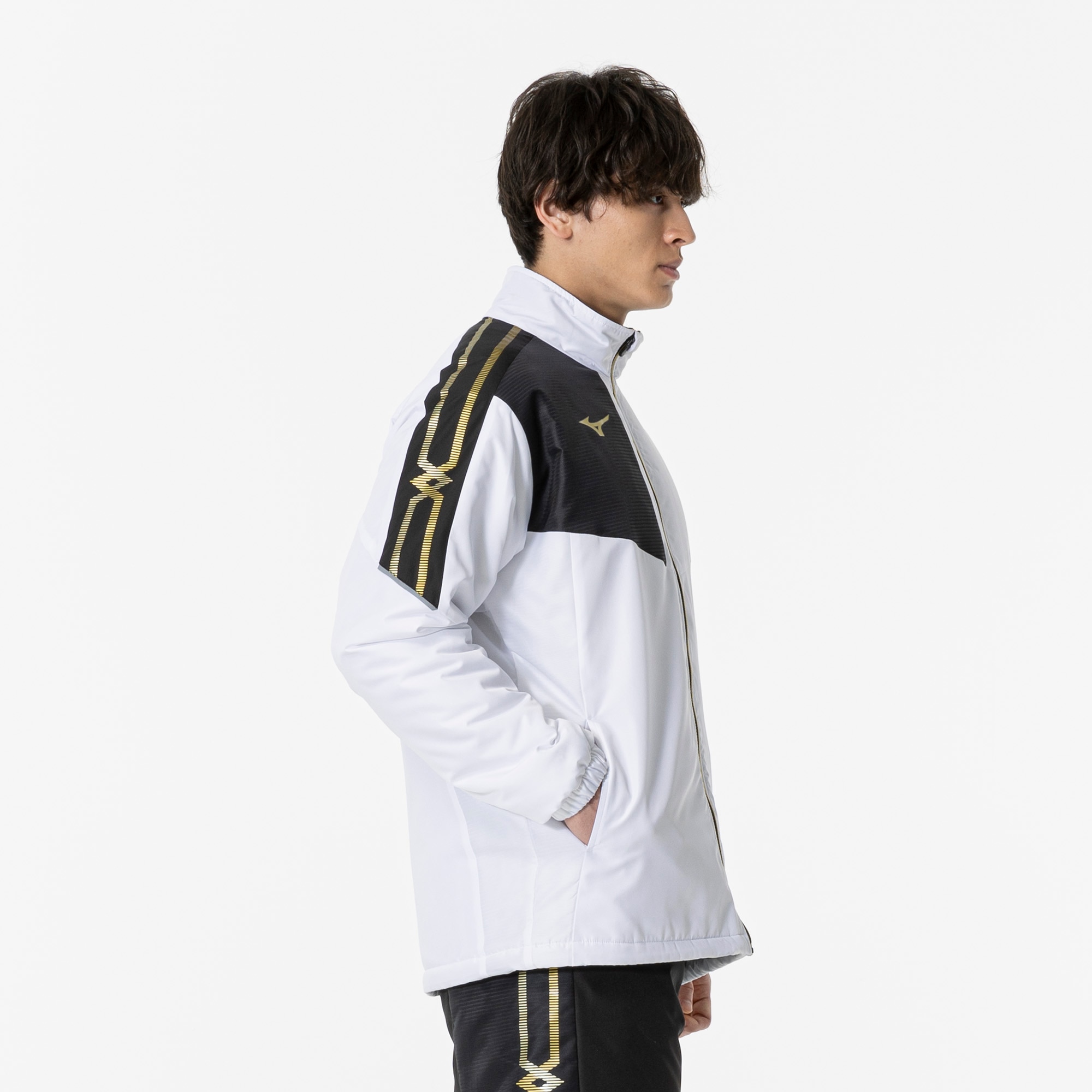 吸湿発熱】MCライン ブレスサーモ中綿ウォーマージャケット|32MEA630