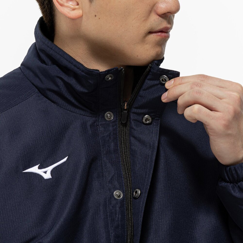 吸湿発熱】ブレスサーモ中綿ウォーマージャケット|32MEC551|ミズノ