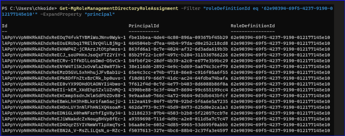 Microsoft Graph PowerShell SDK への移行について 6_ロール割り当て