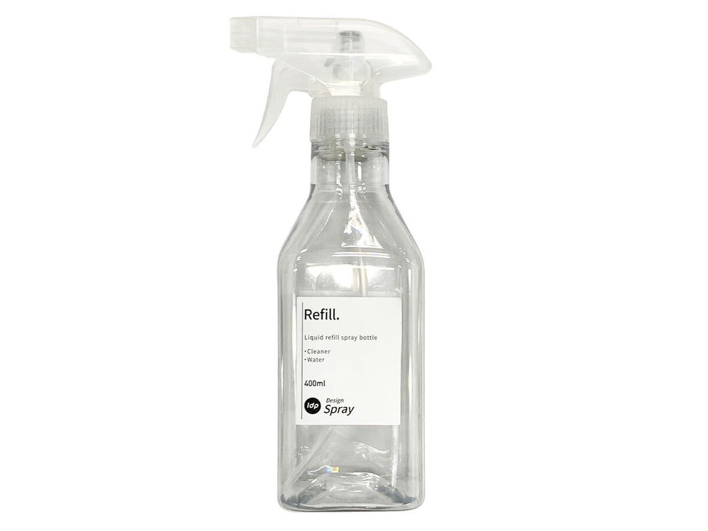 1dp スプレーボトル 400ml 角 クリア -100均 通販 ダイソー