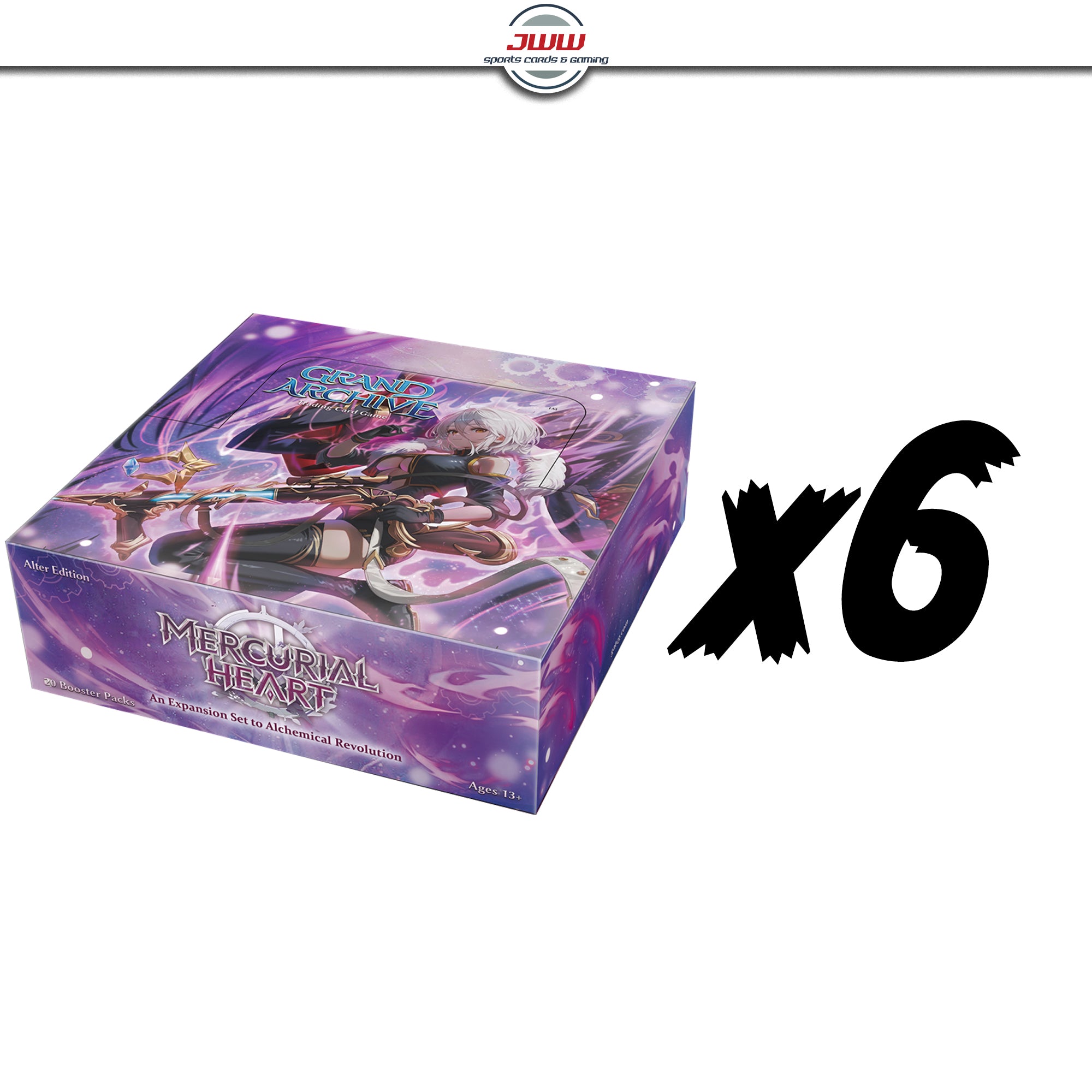 Grand Archive Mercurial Heart (MRC) ALTER EDITION Booster Box CASE