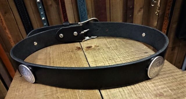 コンチョベルト【Tandy Leather MORGAN DOLLAR CONCHO Eagle】 38mm