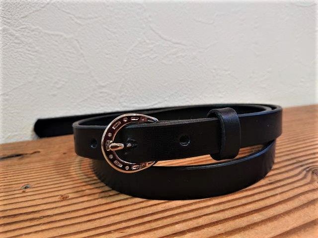 ナローベルト 栃木レザー 15mm 剣先40cm ロングタイプ