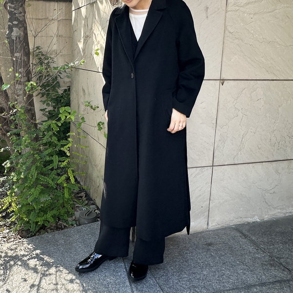 名品アイテム・カシミヤ100％】ロングコート | レディースファッション