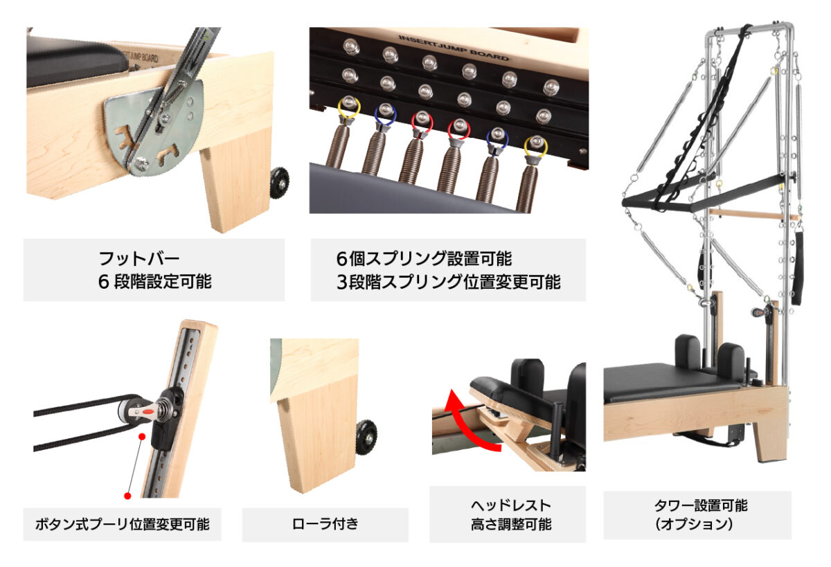 ピラティス マシン - スプリングボード- マシンピラティス販売【全国