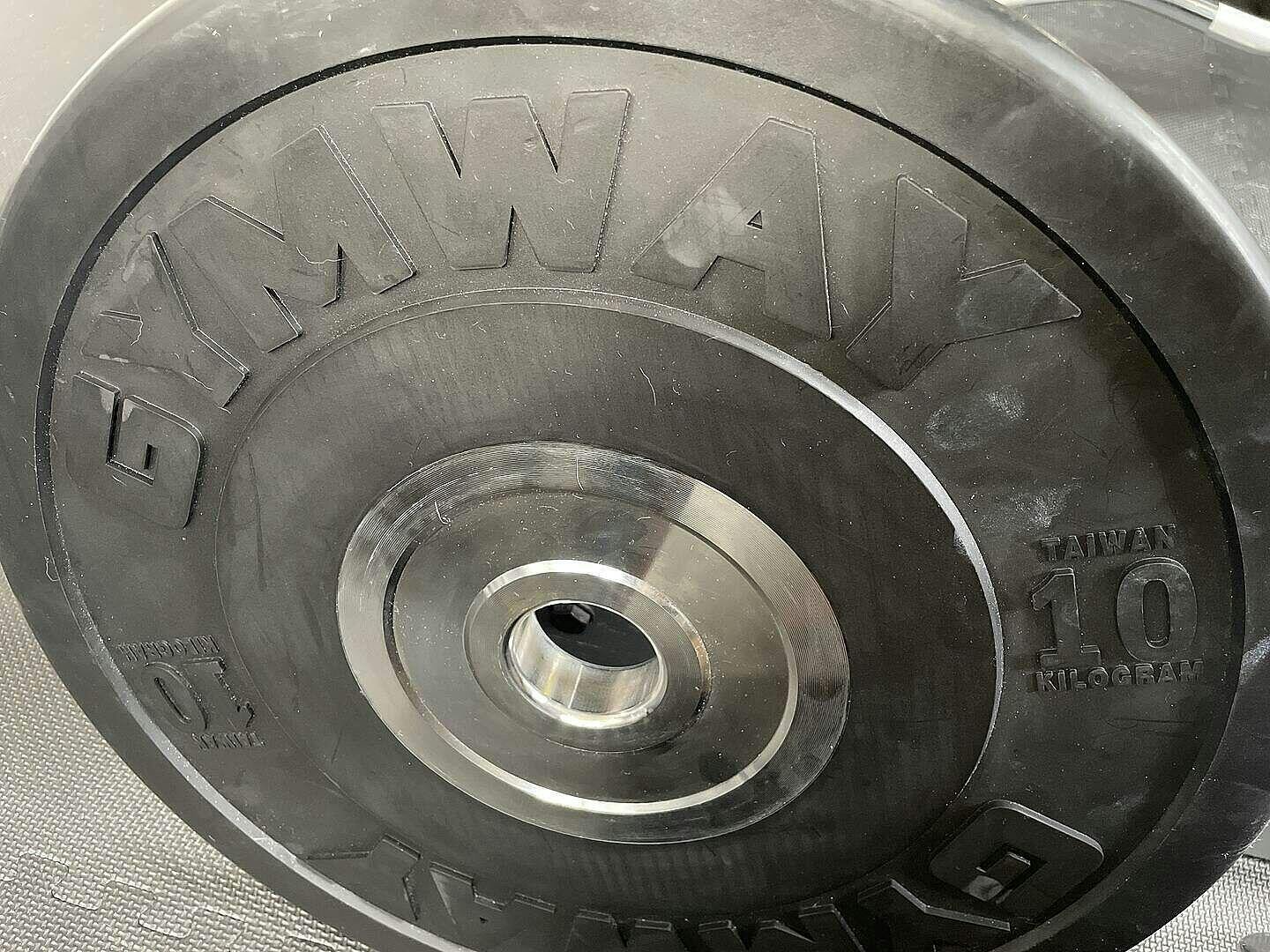 GYMWAY 薄型トレーニングバンパープレート — MBC POWER SHOP