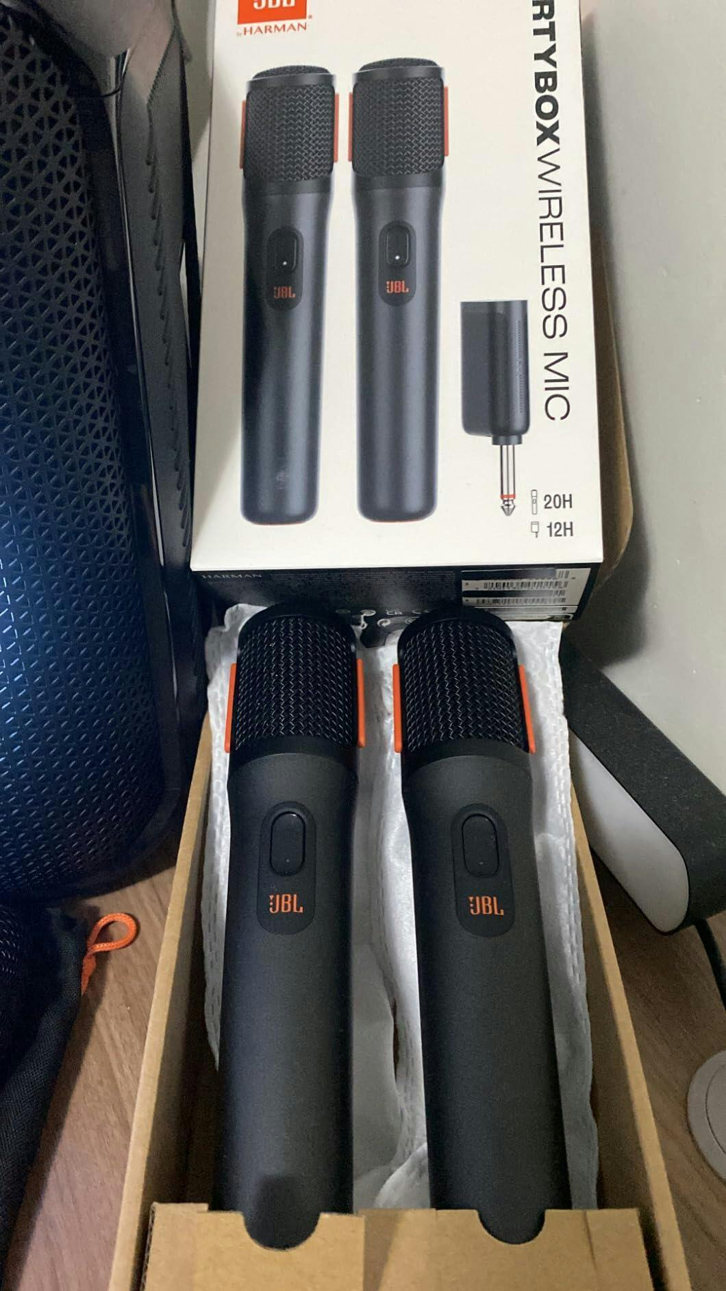 Microfone JBL PartyBox Wireless Mic - 2.4GHz Compativel as Partybox