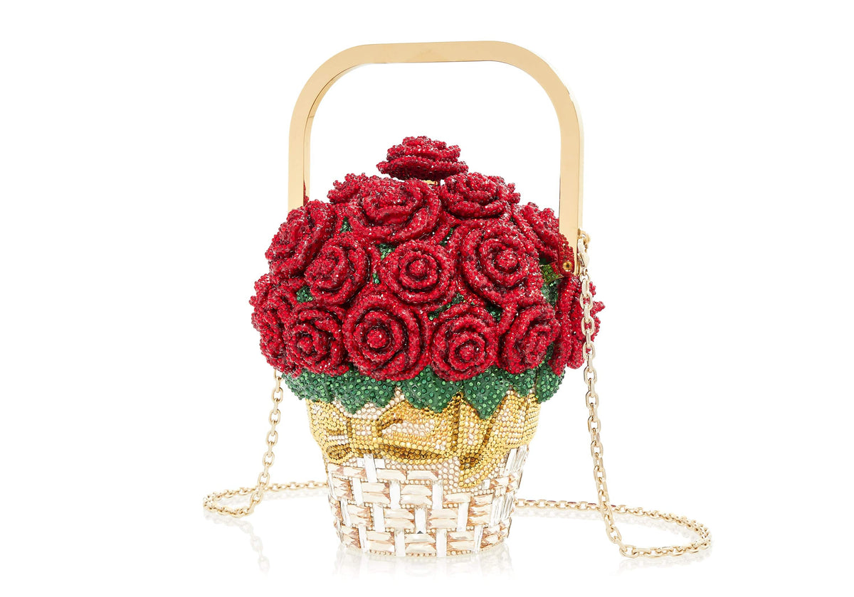 Judith Leiber Basket of Roses Clutch