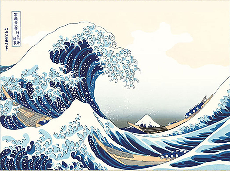 浮世絵掛け軸 葛飾北斎 神奈川沖浪裏 富岳三十六景 – 寿鳳人形の東芸