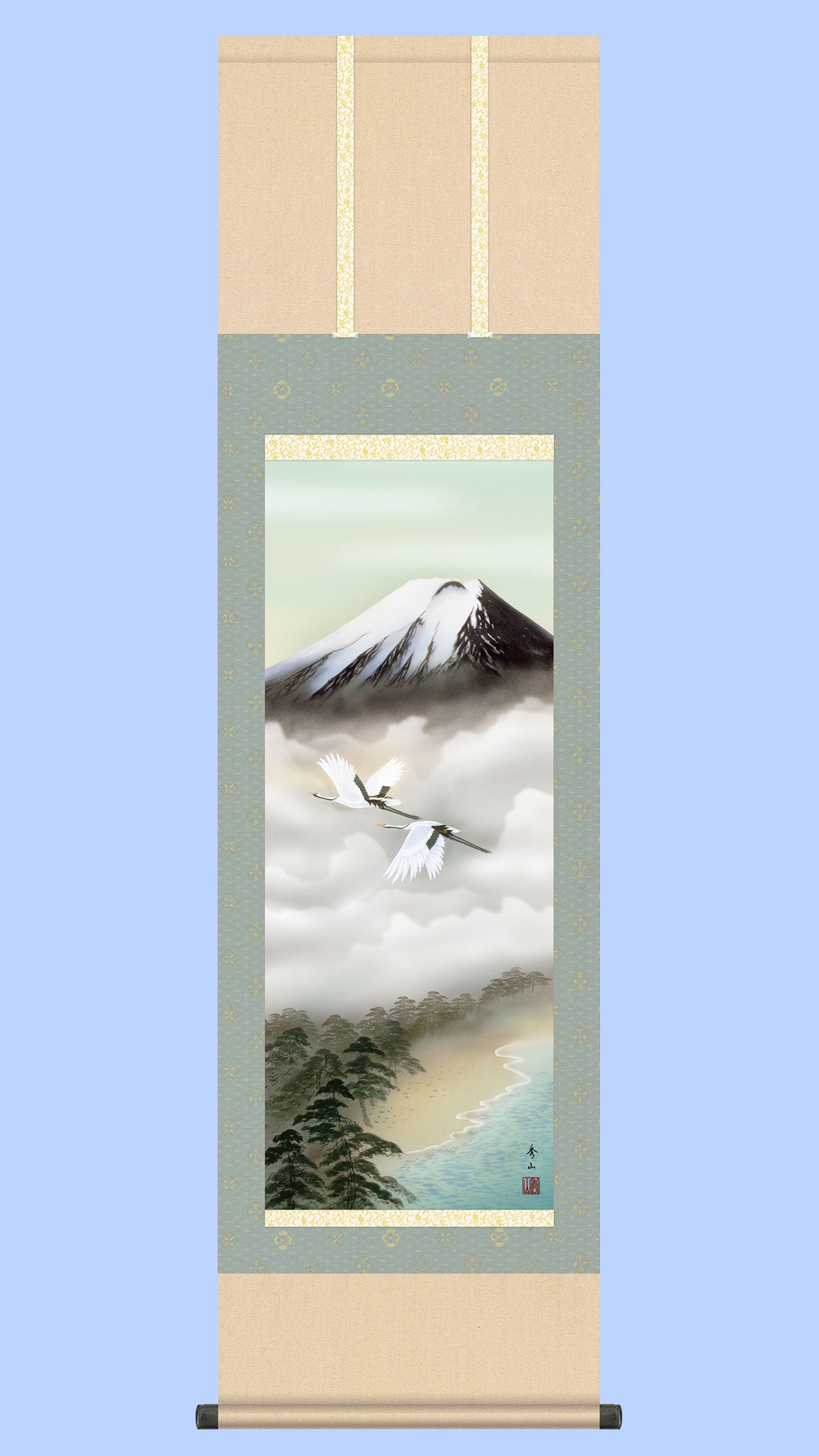 掛け軸 山水画 – 寿鳳人形の東芸