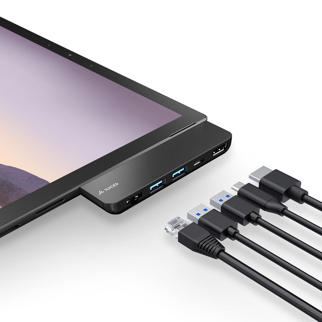 Juiced Systems ZipHUB - Surface Pro 7 Laptop Adapter