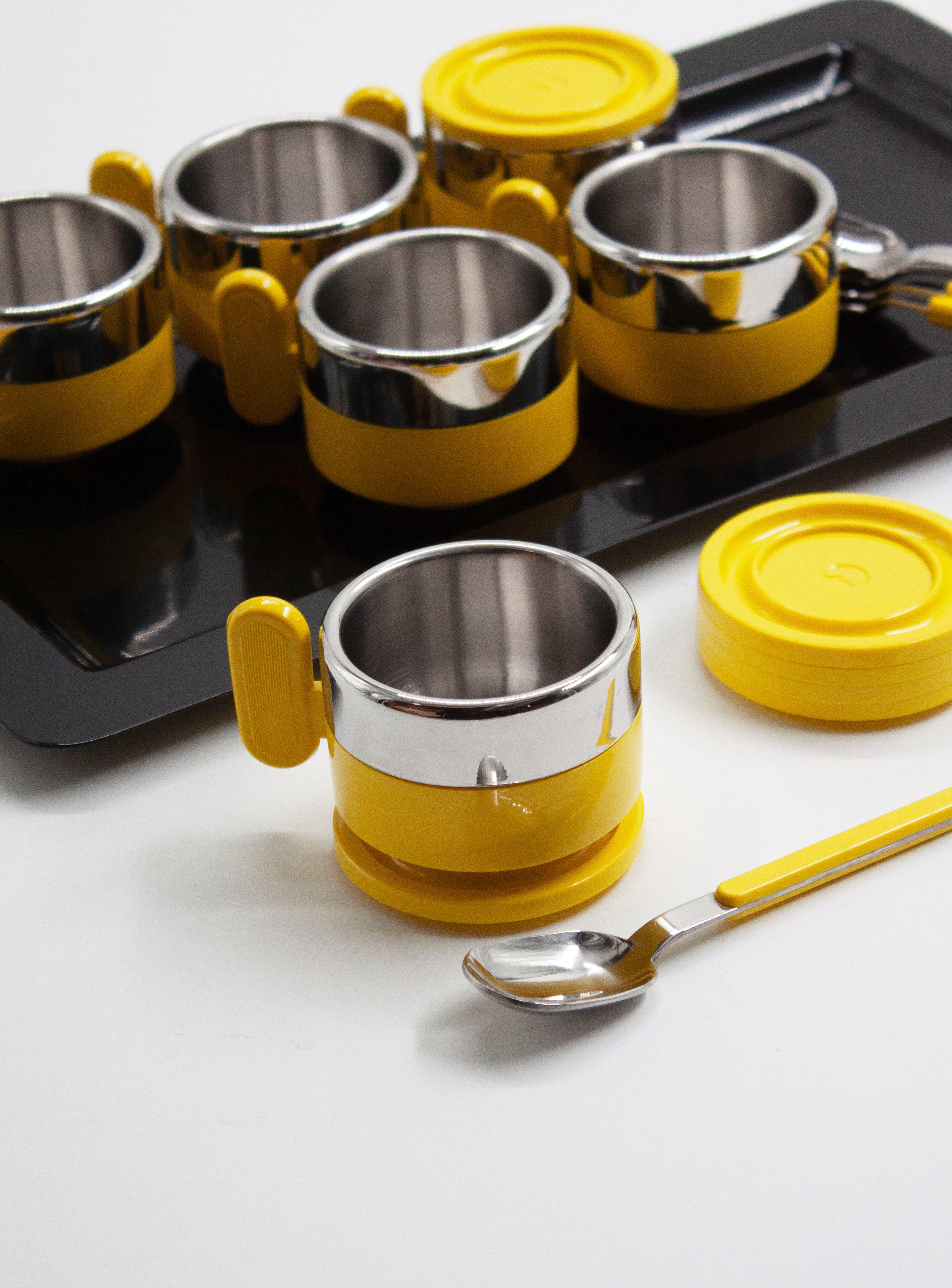 Morinox Italy Stainless Steel Espresso Set (Yellow) – JUKI AMSTERDAM