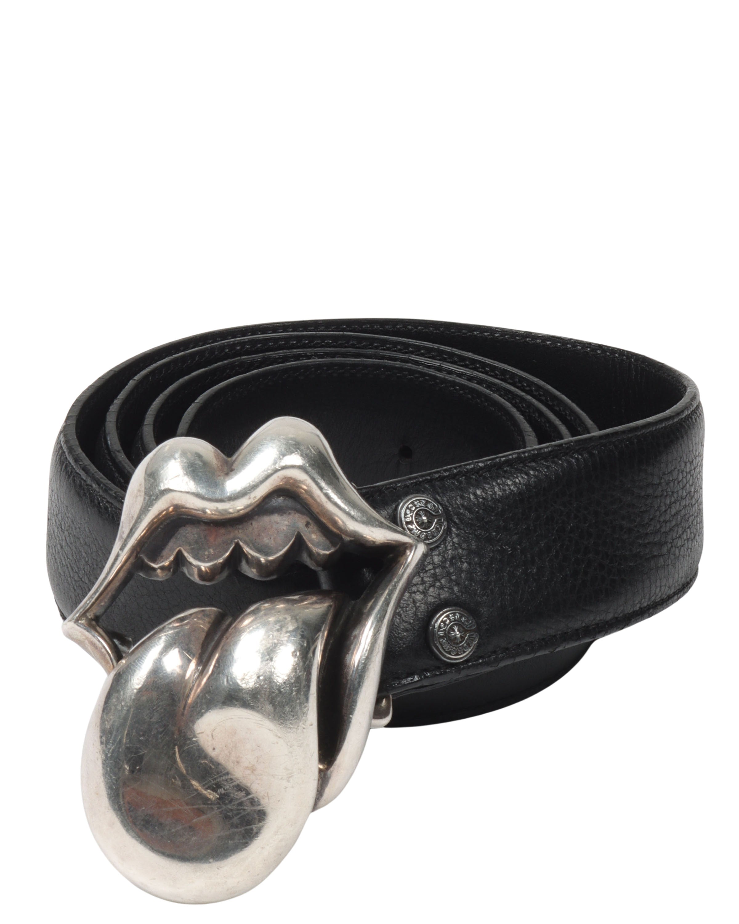 Chrome Hearts Rolling Stones Leather Belt – Justin Reed