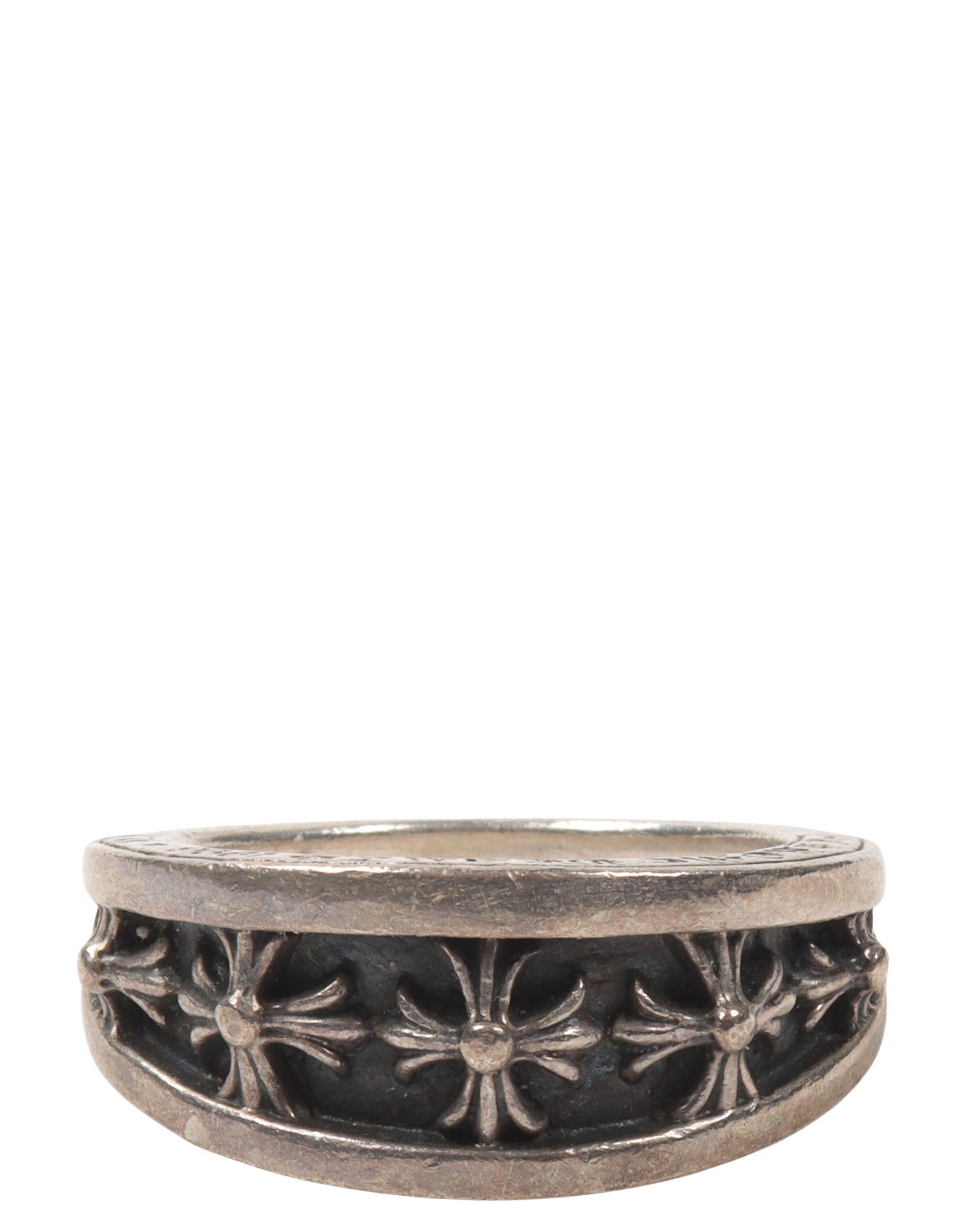 Chrome Hearts Plus V Band Ring – Justin Reed