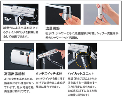 TMN40TY1｜TOTO浴室用蛇口[壁][洗い場専用]