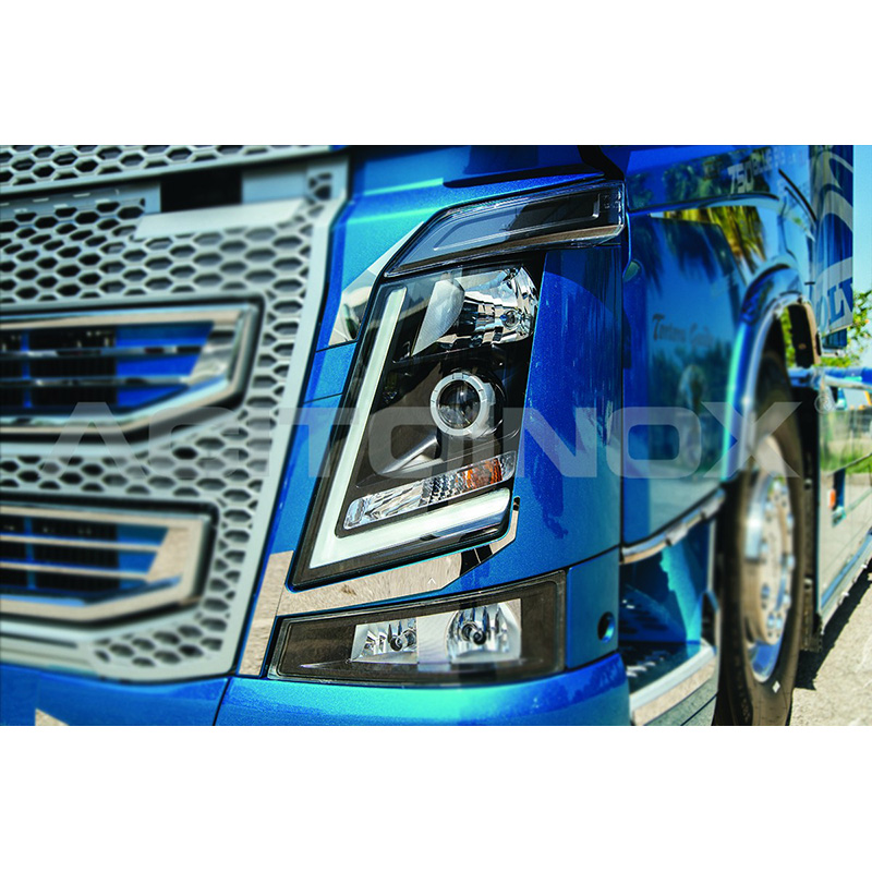 ACITOINOX ヘッドライト用ステンレスプレート VOLVO FH4 | KCV-PARTS