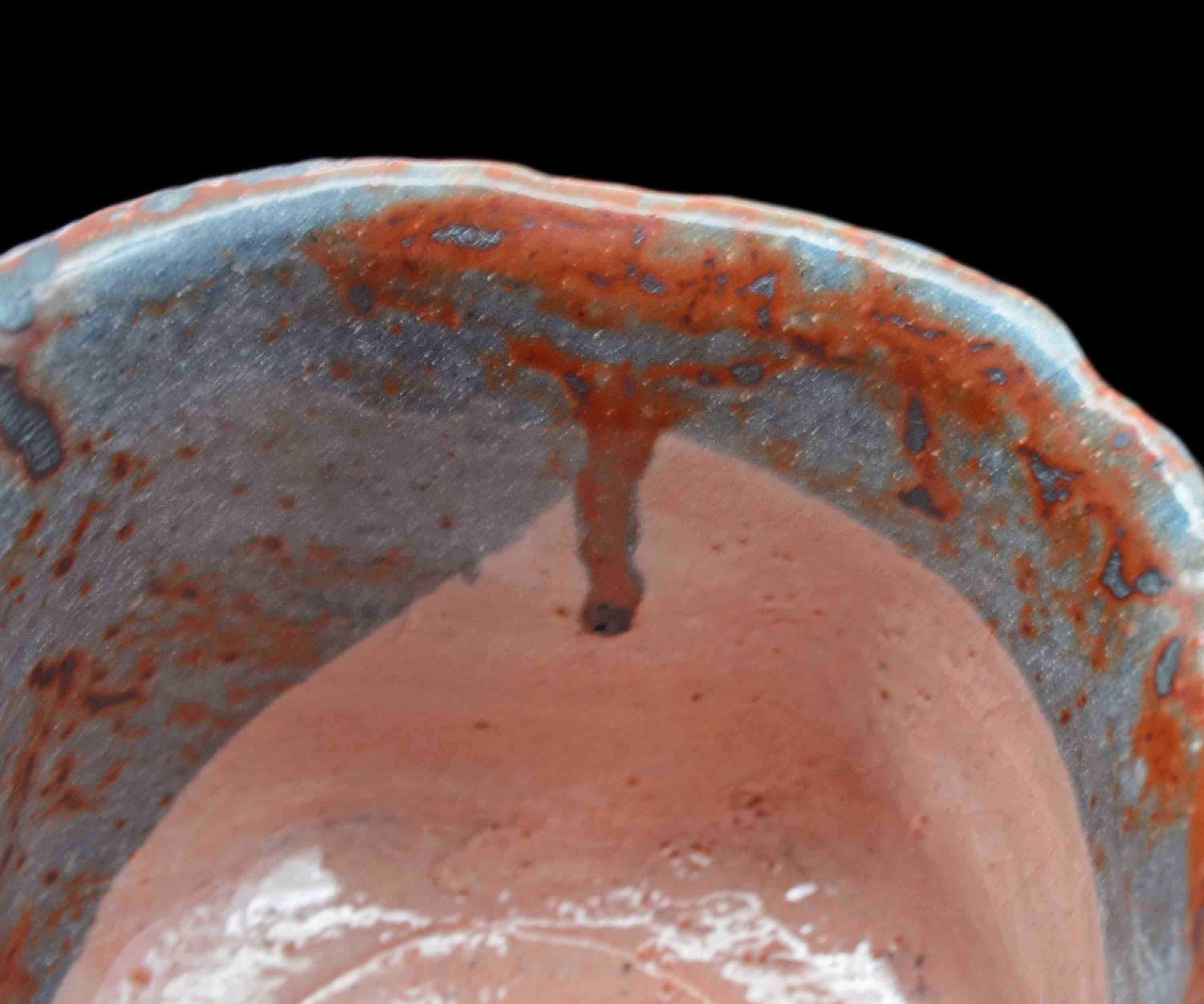 若尾利貞 鼡志野茶垸 銘「朝霧」 – 窯と土～Kama-to-tsuchi～