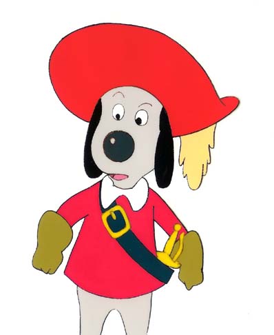 ワンワン三銃士THE THREE MUSKETEERSのセル画