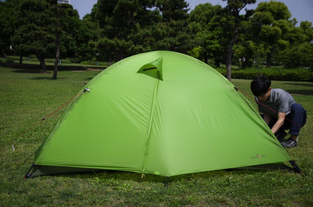 ヘリテイジ(HERITAGE)の超軽量テント「ハイレヴォ(HI-REVO)」最速徹底