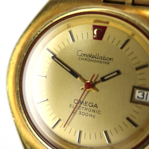 激レア！】オメガの音叉時計 「エレクトロニックf300」幻の金無垢