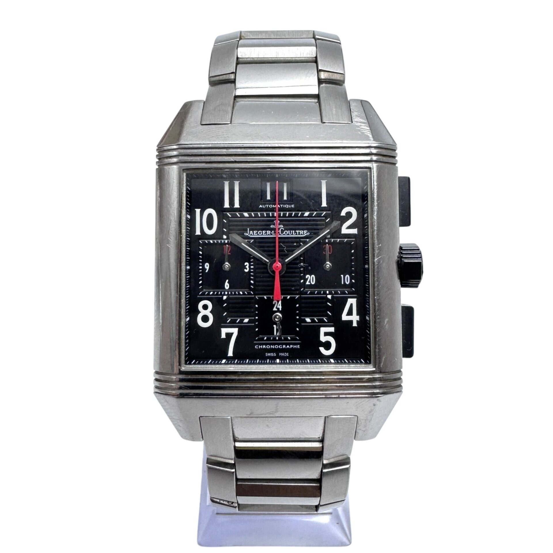 ジャガー・ルクルト】 レベルソ スクアドラ クロノグラフGMT/Q701867P