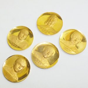K24 明治100年記念 明治維新五聖賢記念メダル | 買取実績 | 質屋かん