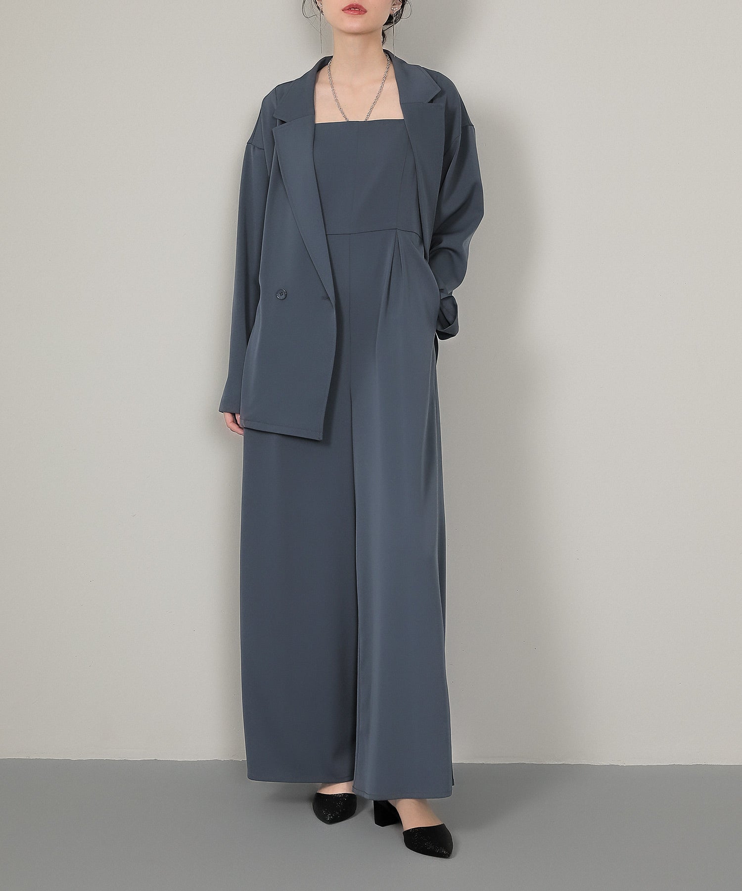 ジャケット セットアップ パンツドレス パーティー