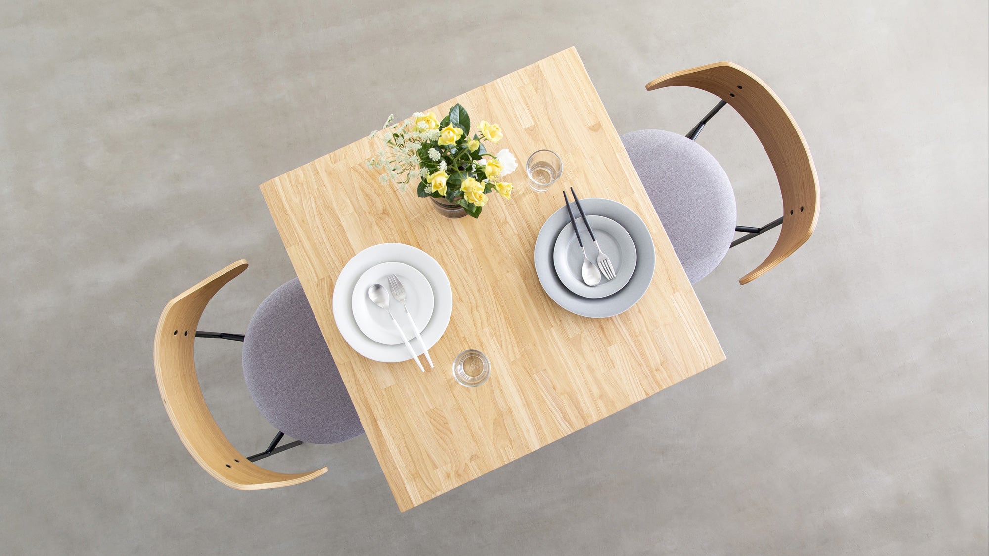 SQUARE CAFE TABLE 80cm – KANADEMONO