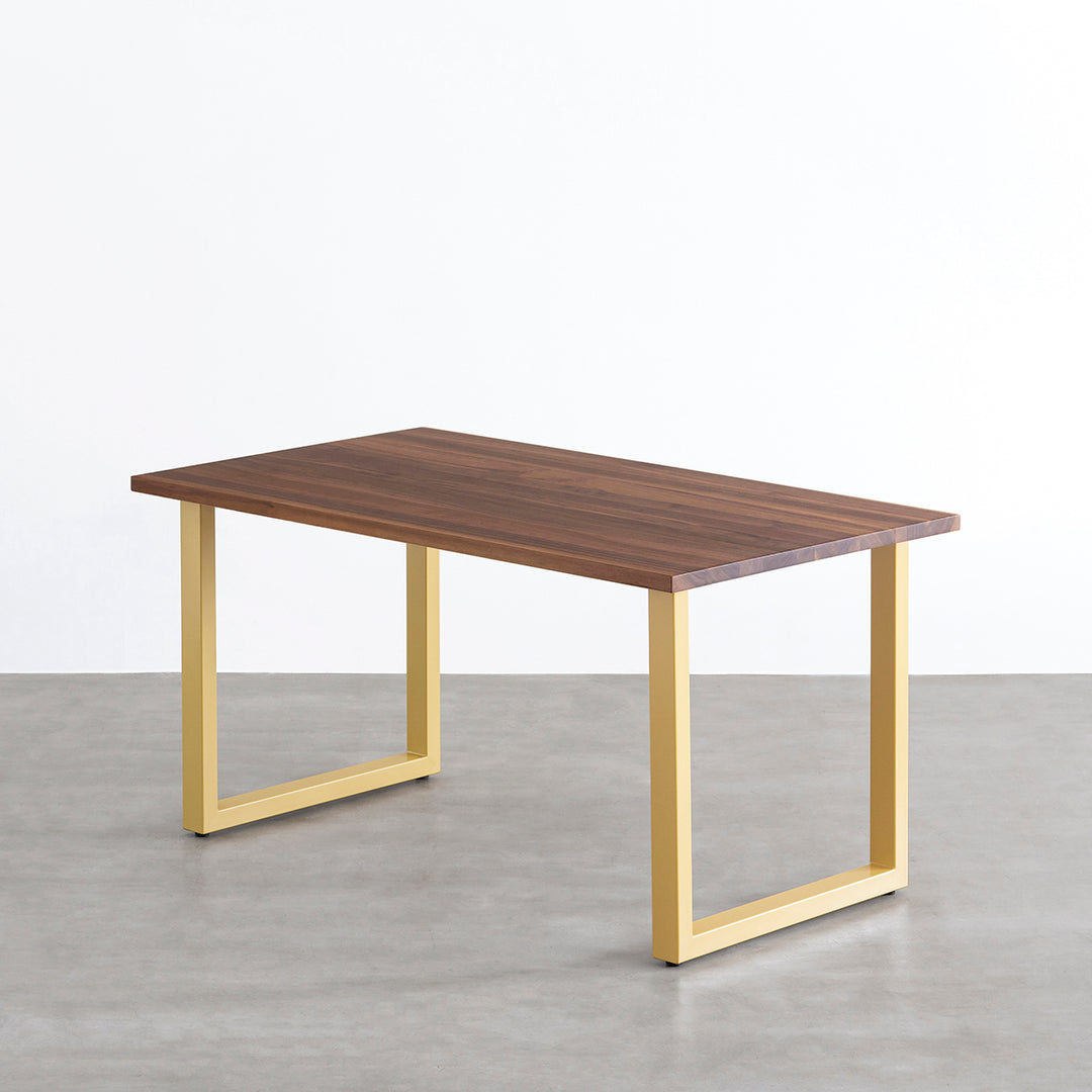 THE TABLE / 無垢 ウォルナット × Colored Steel 全8色 NATURE